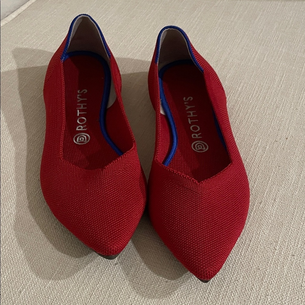 Rothy's Red Women's Point Flats